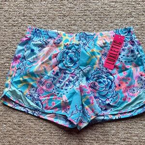 Lilly Pulitzer Luxletic Floral Athletic Shorts